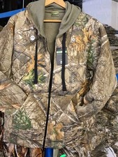 NEW MENS CASUAL JUNGLE PRINT HEAVY DUTY FLEECE LINED PADDED HOODIES JACKET