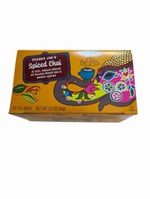 Trader Joe's Spiced Chai Black Tea 20 Tea Bags 2.2 oz