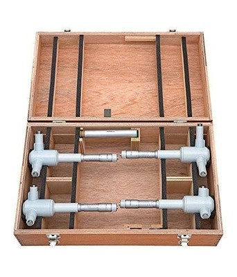Mitutoyo 368-994 Holtest (Type ll) Vernier Inside Micrometer, Complete Unit Set,