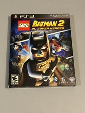 LEGO Batman 2 DC Super Heroes (PS3) W/Green Lantern Bonus Disc - CIB TESTED