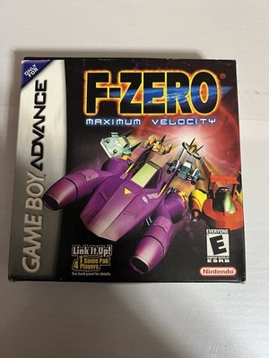 Gba F Zero Box Manual Only Gameboy Nintendo Maximum Velocity NO GAME