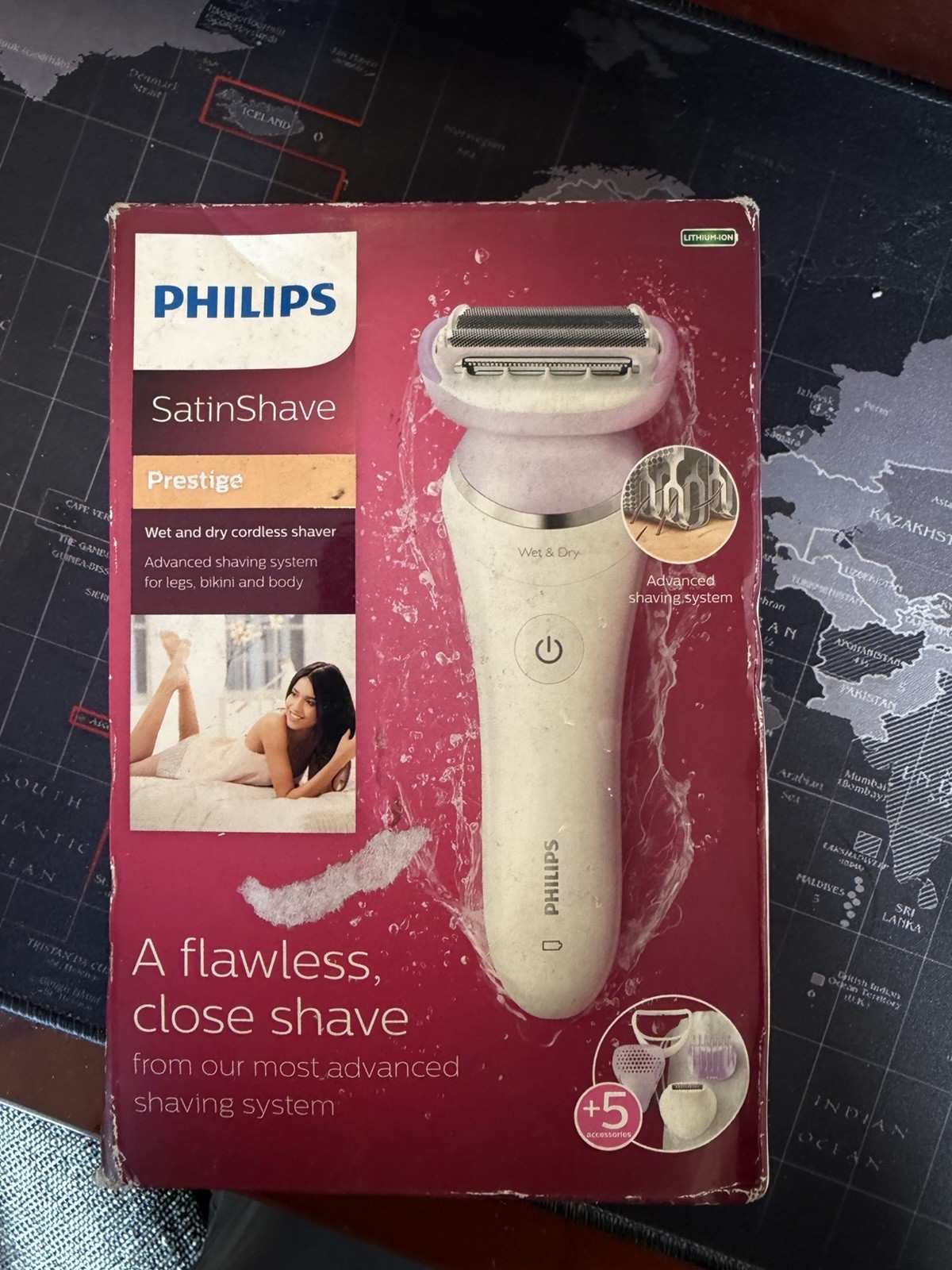 Philips BRL170/50 SatinShave Prestige Women's Electric Shaver