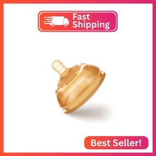 Thyseed Natural Series Nipple, Wide-Neck, Extra Slow Flow,0-3 Month,1 Pack