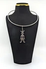 Sterling Silver Demon/Creature Tribal Pendant