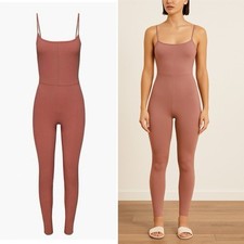 Wilfred Free Divinity Jumpsuit Size XS Cinder Pink Aritzia One Piece Ballet Yoga