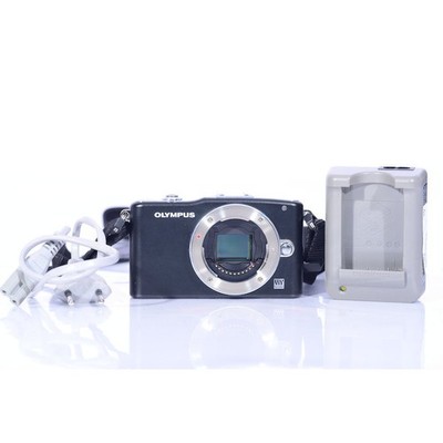 Olympus Pen E-PM1 Digitalkamera in Black - Systemkamera - 12.3 MP Kamera