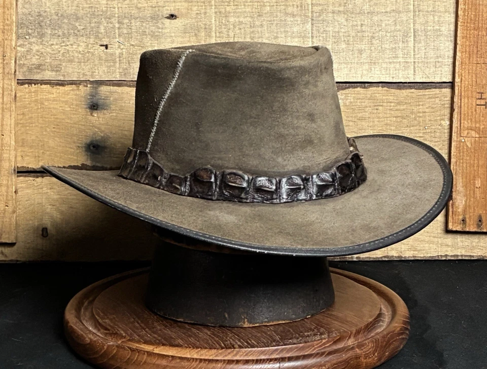 Chapéu Jacaru Bushman Outback (lg. cinza/verde) - Imagem 2 de 4