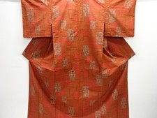 7780802: JAPANESE KIMONO / TSUMUGI / UNUSED / WOVEN ASANOHA