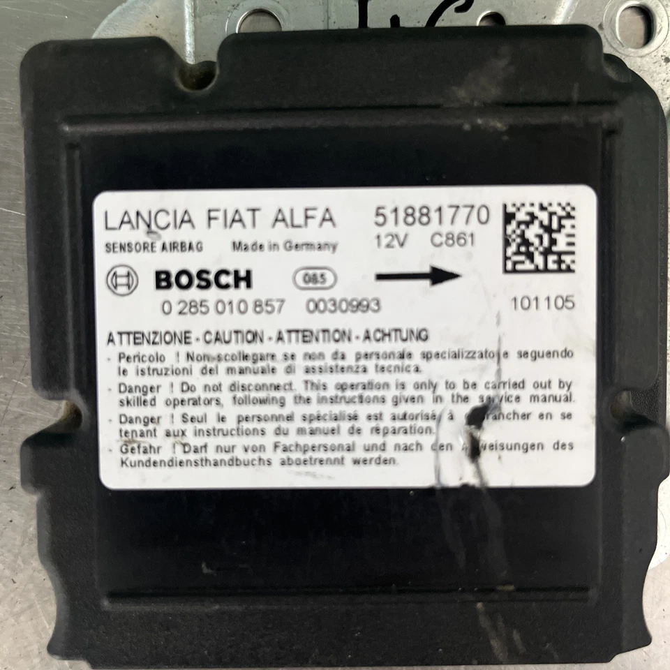 Centralina Airbag Bosch per Fiat Doblò cod: 0285010857 - Immagine 2 di 4