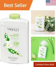 Lily of the Valley Perfumed Talc - Fresh 200g Luxury Powder for All Skin Types