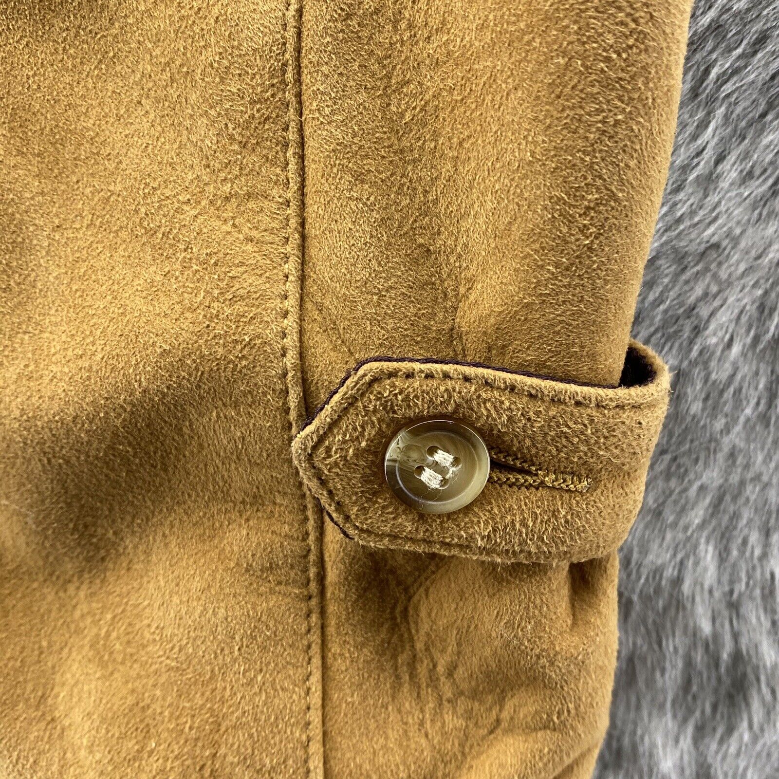 Timberland Tan Lambskin Leather Vest Weather Gear… - image 7