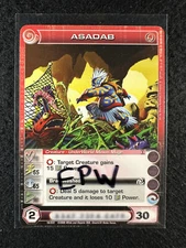 Chaotic TCG 3 Max EPW Asadab 16/222 BTD 1st Ed Common NM/LP