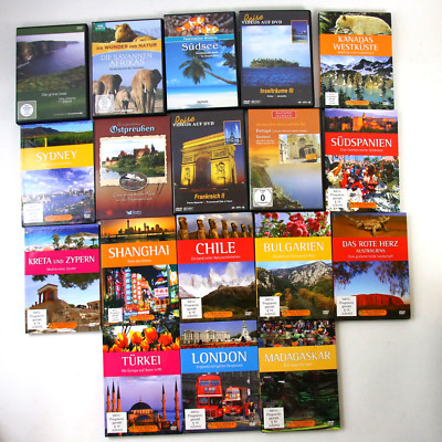 DVD Disc Serie Reisen Tour Sammlung Welt 18st. Südsee Chile Sydney Kreta Zypern