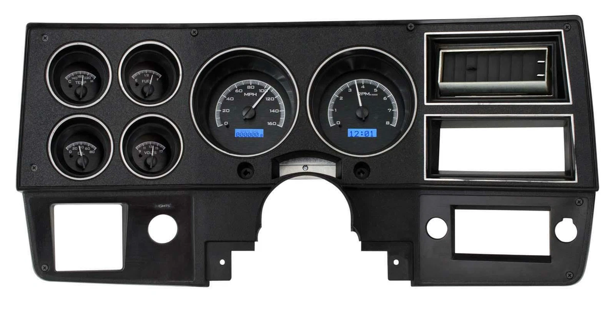 Panel De 6 Instrumentos GlowShift Para Chevrolet K5 Blazer 1973-1991 - Incluye Velocímetro, Tacómetro Y Más