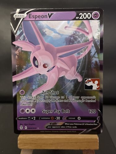 Pokemon Card Espeon V 064/203 Play! Prize Pack Series Promo STAMPED - Picture 1 of 4