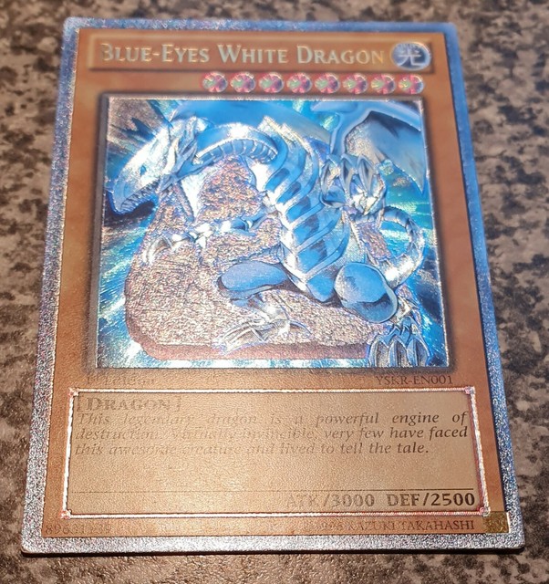 BlueEyes White Dragon Ghost Rare GLD5EN001 English eBay