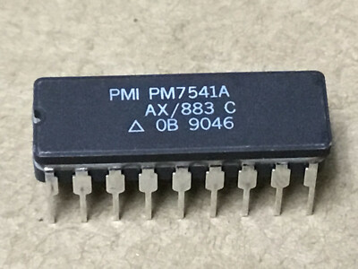 (1 PC)  PMI  PM7541A-AX/883C  D/A Converter 2 Func Parallel Ceramic Dip 18