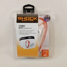 Shock Doctor 212 Core Brief With Bioflex Cup Boys Small 22-24
