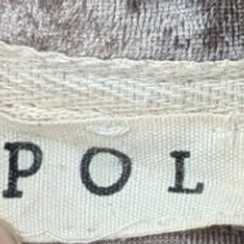 Camiseta POL Terciopelo Metálico Beige Brillante Suave Cuello en V Manga Corta Para Mujer Mediana? - Imagen 5 de 6