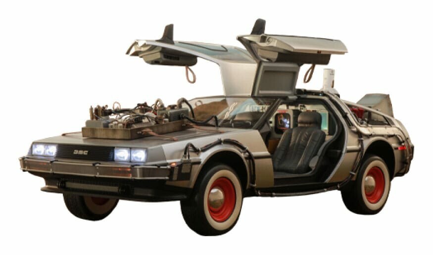 RITORNO AL FUTURO Back to the Future III DeLorean Time Machine 1/6 Hot Toys