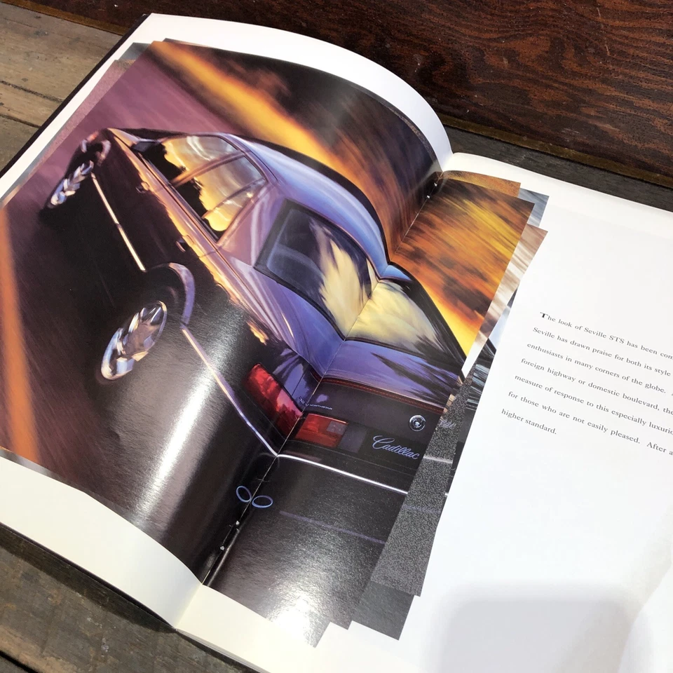 Cadillac 1995 Range Vintage Genuine Sales Brochure US Origin Large Format - image 4 of 4