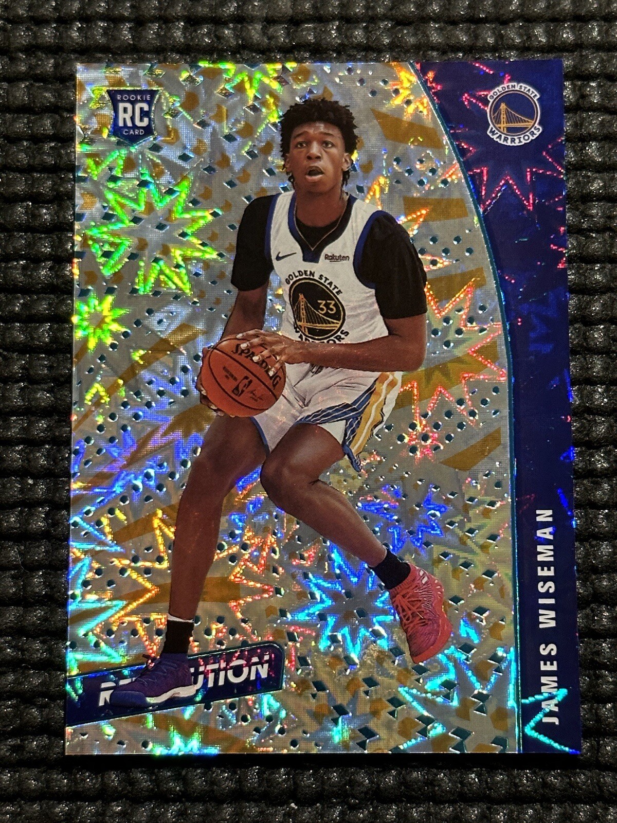 2020–21 Panini Revolution James Wiseman /149 Impact RC Rookie Warriors Pistons