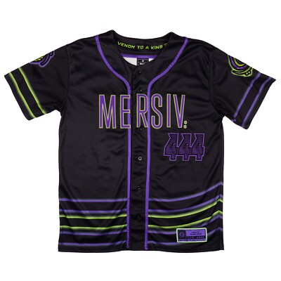 Mersiv 444 Pretty Dark Loud Baseball Jersey Adult Size Medium
