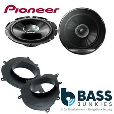 Renault Megane 2017 On Pioneer 560W 17cm Dual Cone Front Rear Car Speaker Kit
