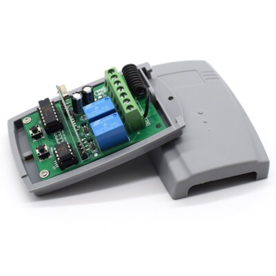 Universal 433MHz Garagentor Fernbedienung Empfänger Rollcode Fester Code