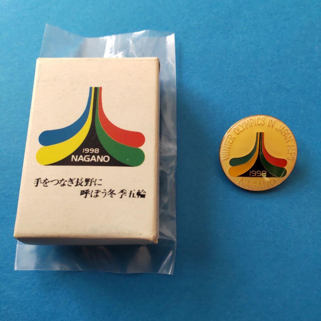 Nagano Olympics Officially Licensed Product Bid Alps Pin Badge Novelty