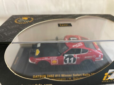 Datsun 240Z #11 winner Safari Rally 1971 Herrmann Schuler - 1/43 Ixo WRC Nissan