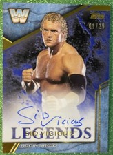 2017 TOPPS WWE LEGENDS SID VICIOUS AUTO #LA-SV 01/25