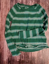 Lands Ends Long Sleeve Striped Shirt Girls Size 6x-7