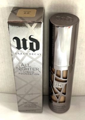 Urban Decay All Nighter Liquid Foundation Full Coverage Matte Waterproof # 2.0