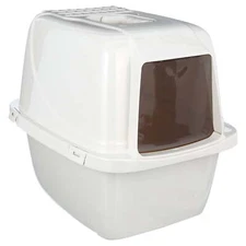 Van Ness Pets Odor Control Large Enclosed Cat Litter Box, Hooded, Pearl, CP6