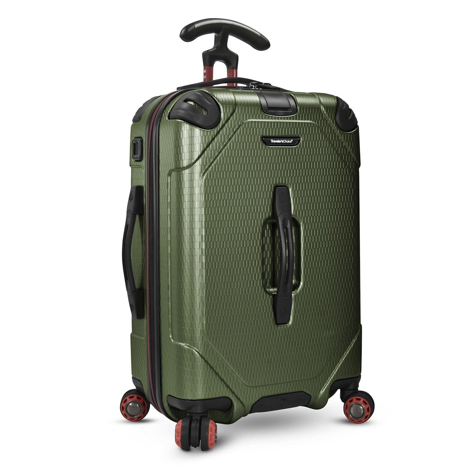 Traveler's Choice Maxporter II Hardside Polycarbonate Suitcase with Spinner W...