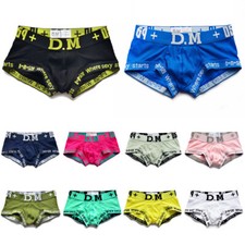 2 Pairs/lot Men's Underwear Soft Boxers Briefs Cotton Low Rise Shorts Comfort