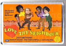 LOVE THY NEIGHBOUR movie poster LARGE FRIDGE MAGNET - 70's UK TV COOL!