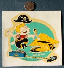 1960s Unused Sweet Home Oregon White's Electronics Metal Detector Pirate Decal--