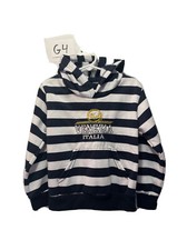 Star Venezia Navy White Striped Hoodie Sweatshirt boys size 5/6