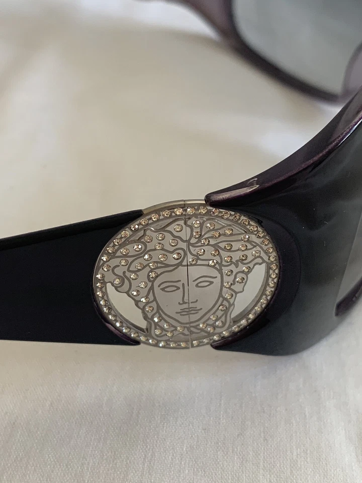  Versace Black 100% Authentic Sunglasses 4143-B Retired - Image 4 of 4