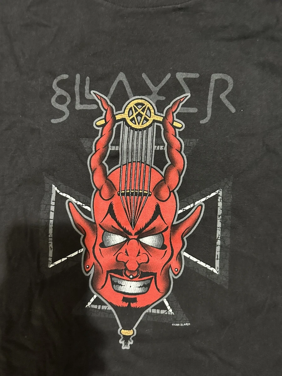 Slayer Vintage T Shirt 1998 Diabolus In Musica Tour Concert Devil
