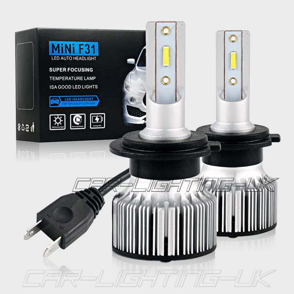 Alfa Romeo Mito 2008-2018 haz bajo Canbus LED bombillas blancas 300% más brillantes Foto 3 de 4