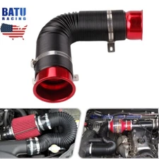 Air Intake Pipe Cold Feed Flexible Duct Induction Kit Filter Car Inlet Bellows