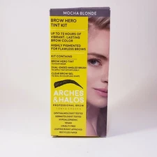 Arches And Haloes Brow Hero Tint Kit Mocha Blonde Professional Tonya Brooks