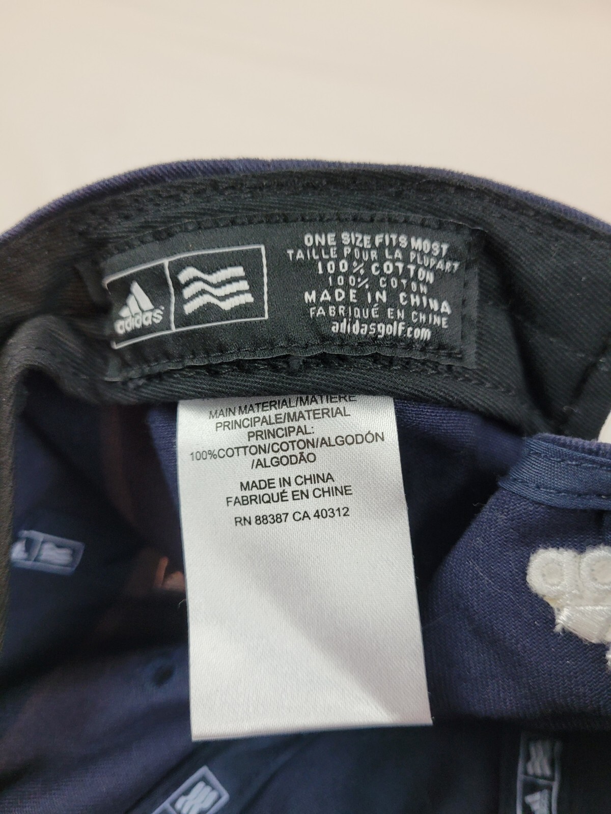 blue adidas Adjustable Ball Cap - image 3