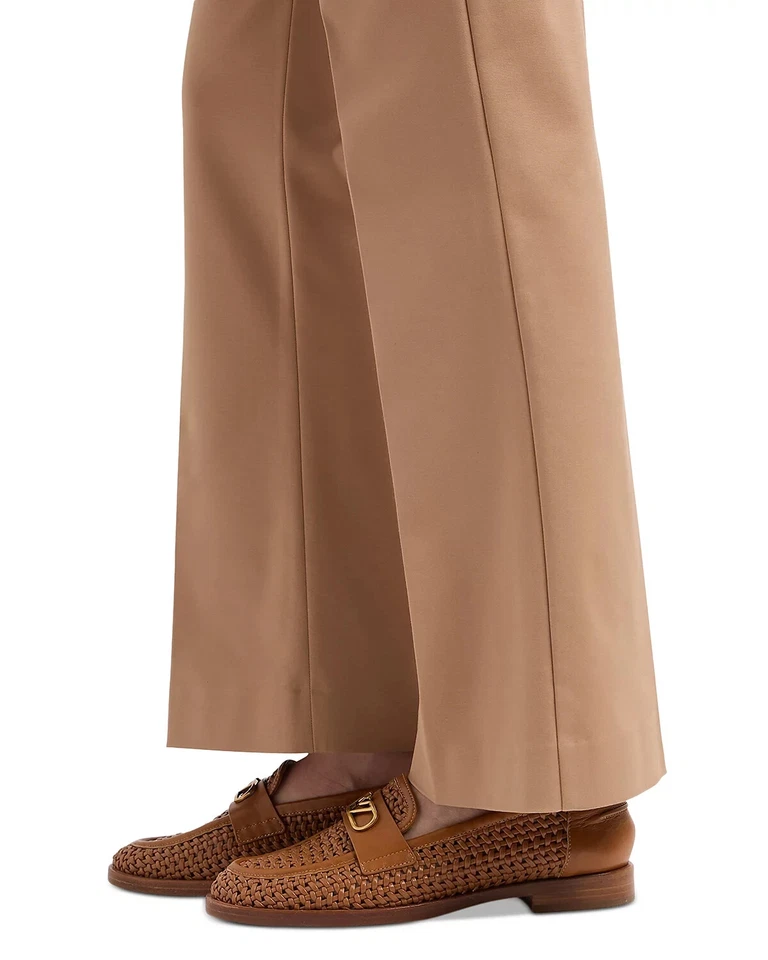 NEW Emporio Armani Stretch Flare Leg Pants CAMEL SIZE 4 US- 40 IT/100%AUTHENTIC - Image 4 of 4