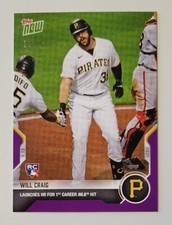 2021 Topps Now - #210 Will Craig Pittsburgh Pirates RC Purple #/25