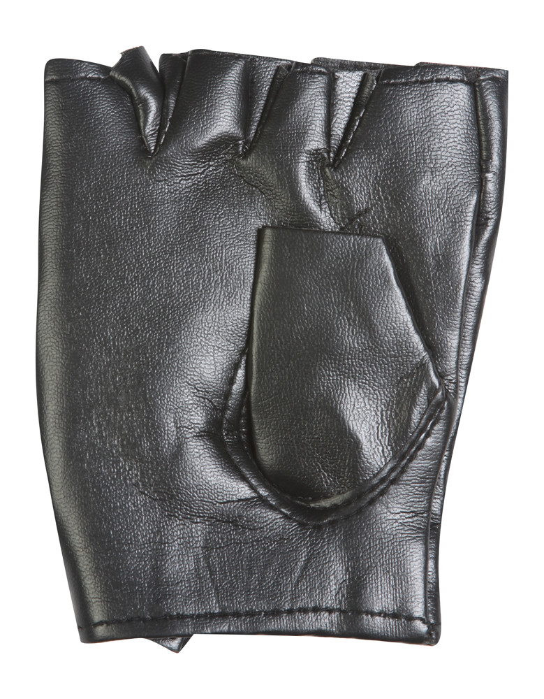 Polyester Rock Star Studded Fingerless Gloves | eBay