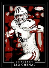 2022 SAGE Artistry #21 Leo Chenal   Rookie Wisconsin Badgers